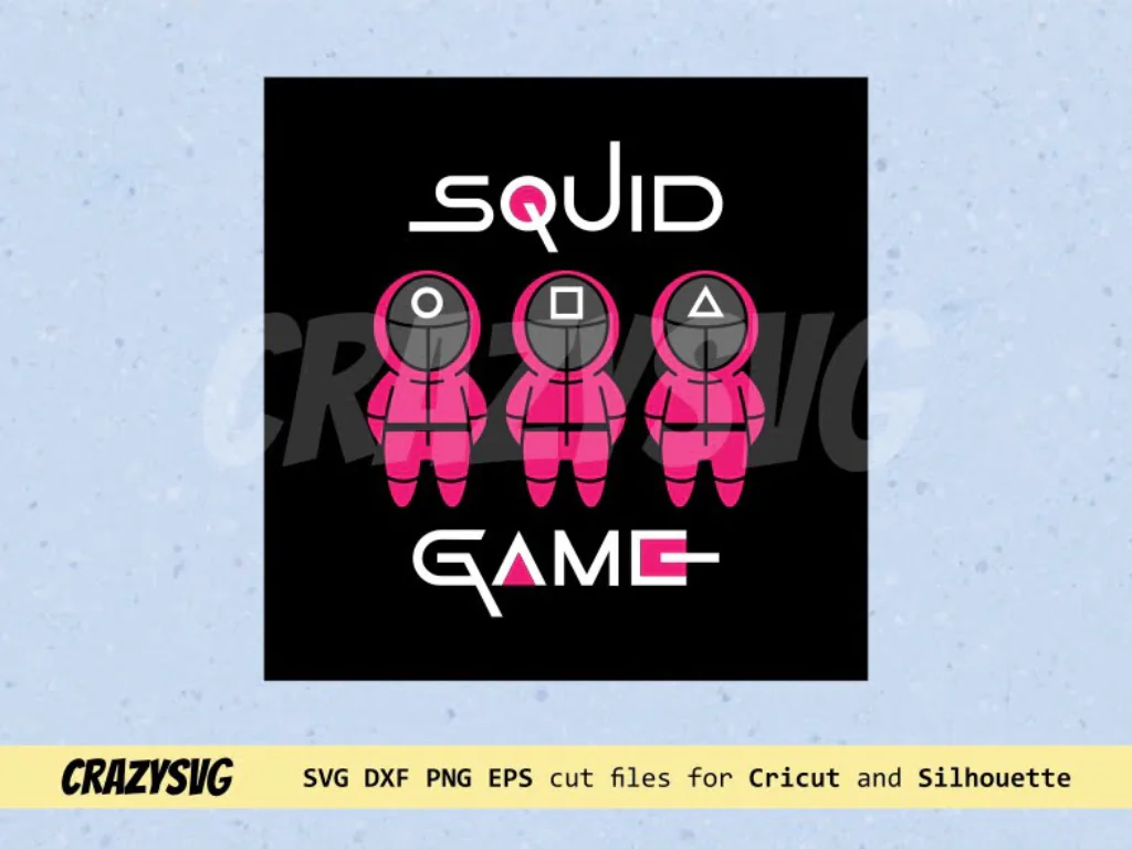 Chibi Squid Game Soldiers SVG PNG