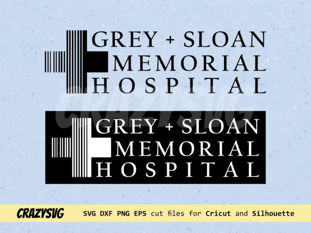 Grey’s Anatomy TV Show SVG Grey Sloan Memorial Hospital Intern SVG