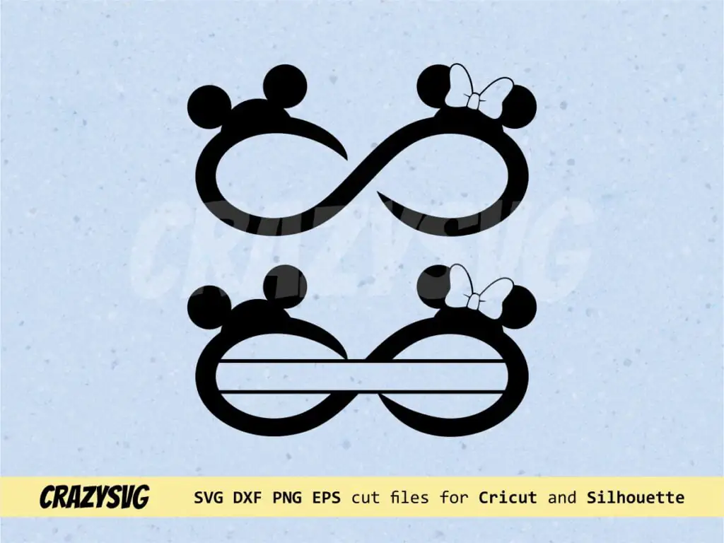 Infinity Mickey Mouse SVG