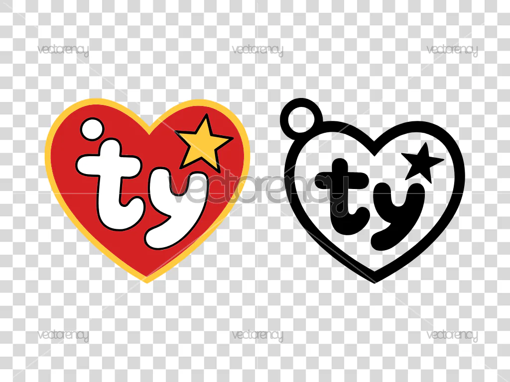 Ty Beanie Baby Tag PNG SVG Pet Tag Digital Download
