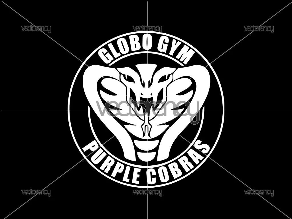 Globo Gym Purple Cobras SVG