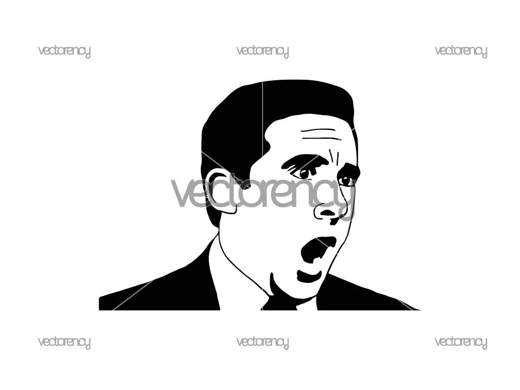 Michael Scott No SVG Meme The Office
