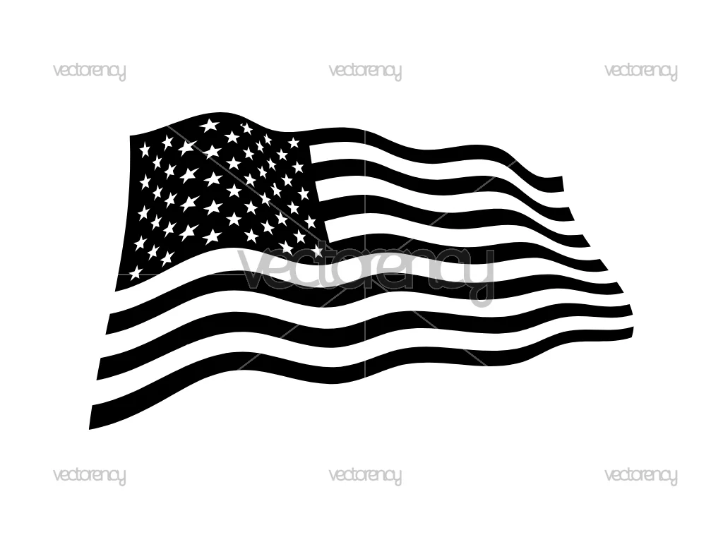 American Flag SVG Cut File Decal Project Vector PNG