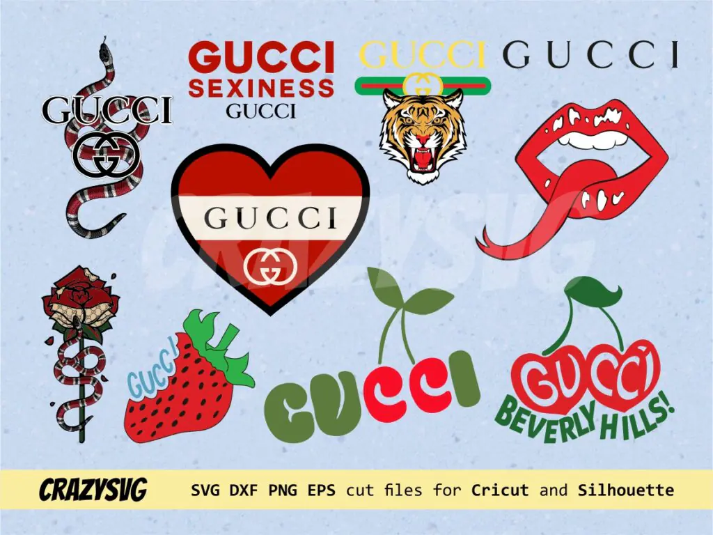 Gucci SVG Bundle Instant Download