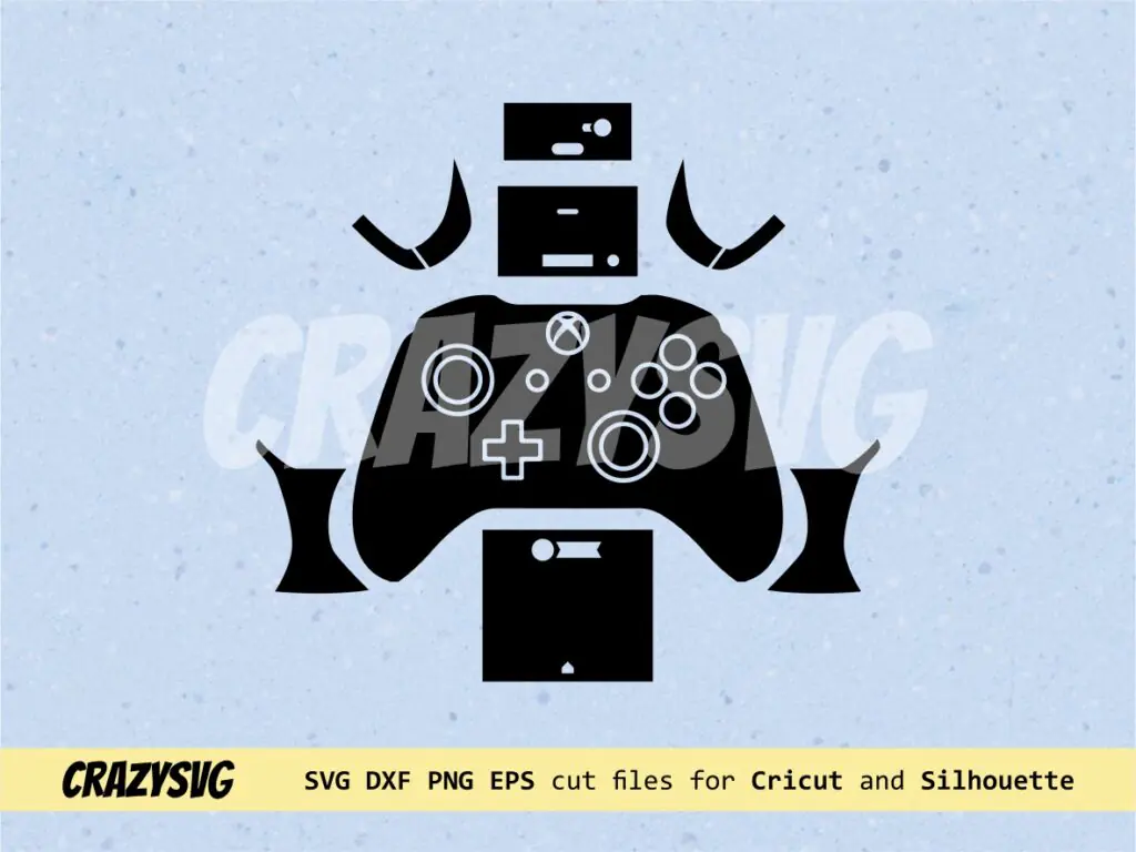 XBOX S Controller Skin Template