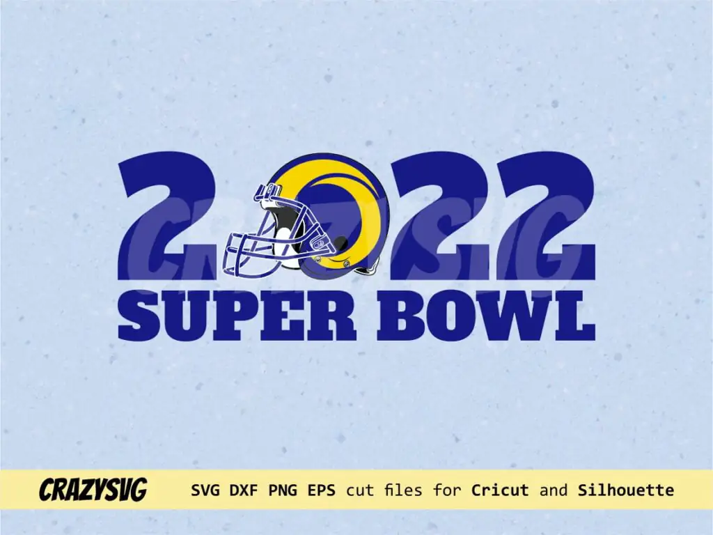 Los Angeles Rams Champions Super Bowl LVI SVG