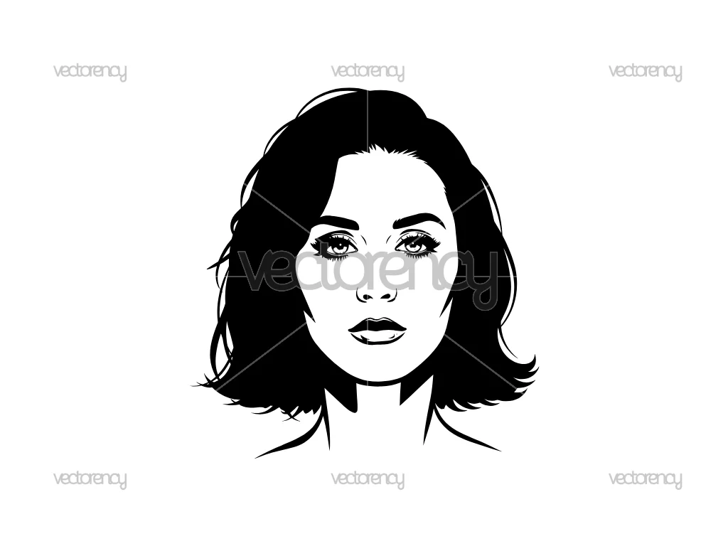 Katy Perry Vector SVG Art
