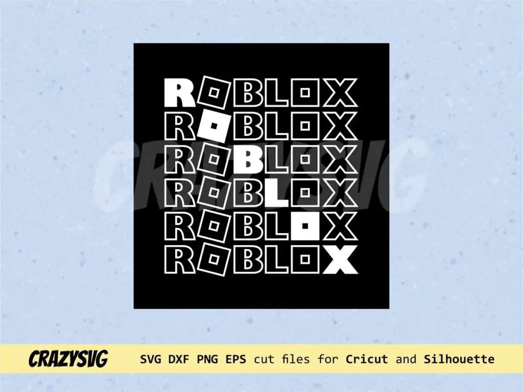 Bioworld Roblox Logo SVG Cricut Roblox Vector