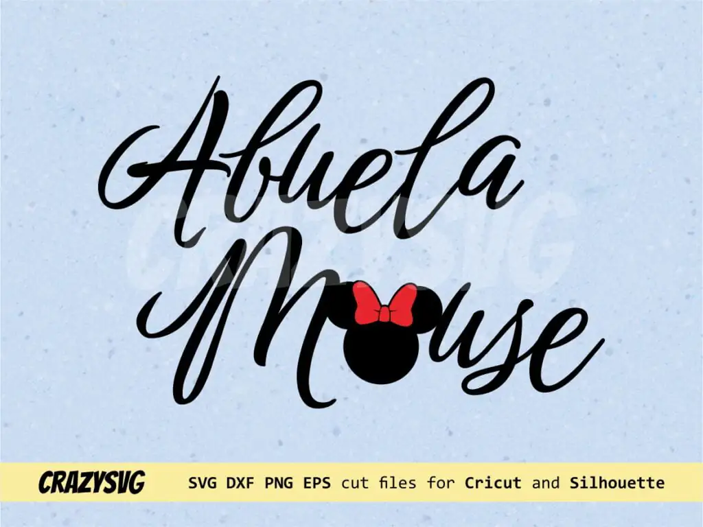 Abuela Mouse SVG