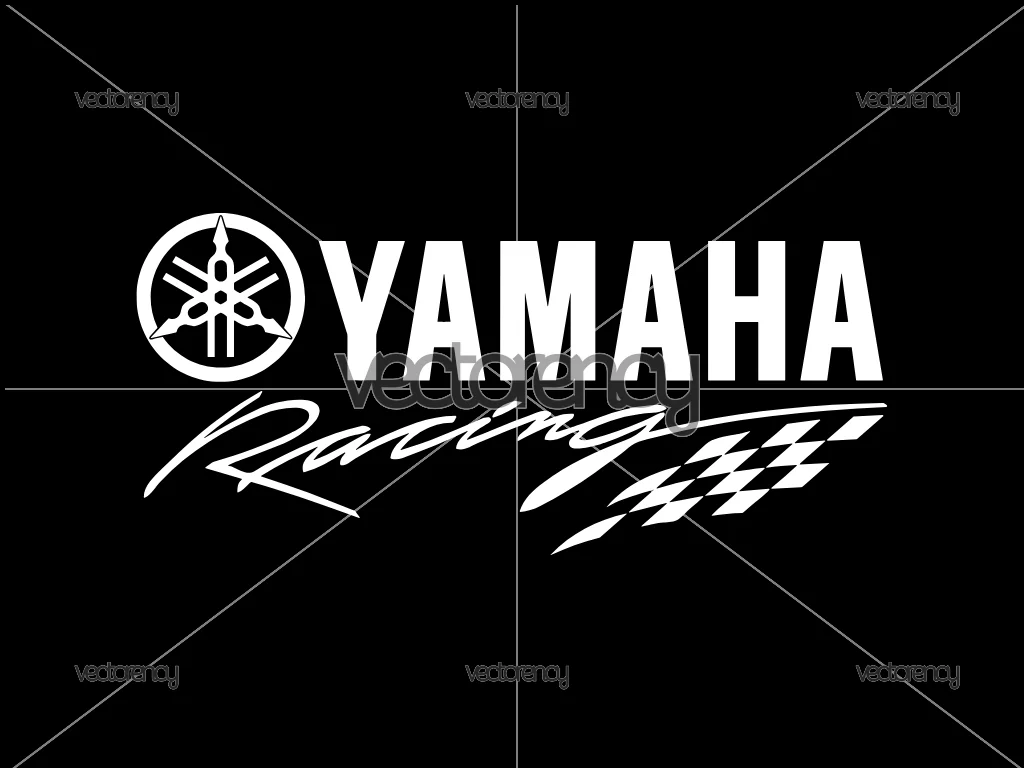 Yamaha Racing Logo SVG Vector PNG DXF
