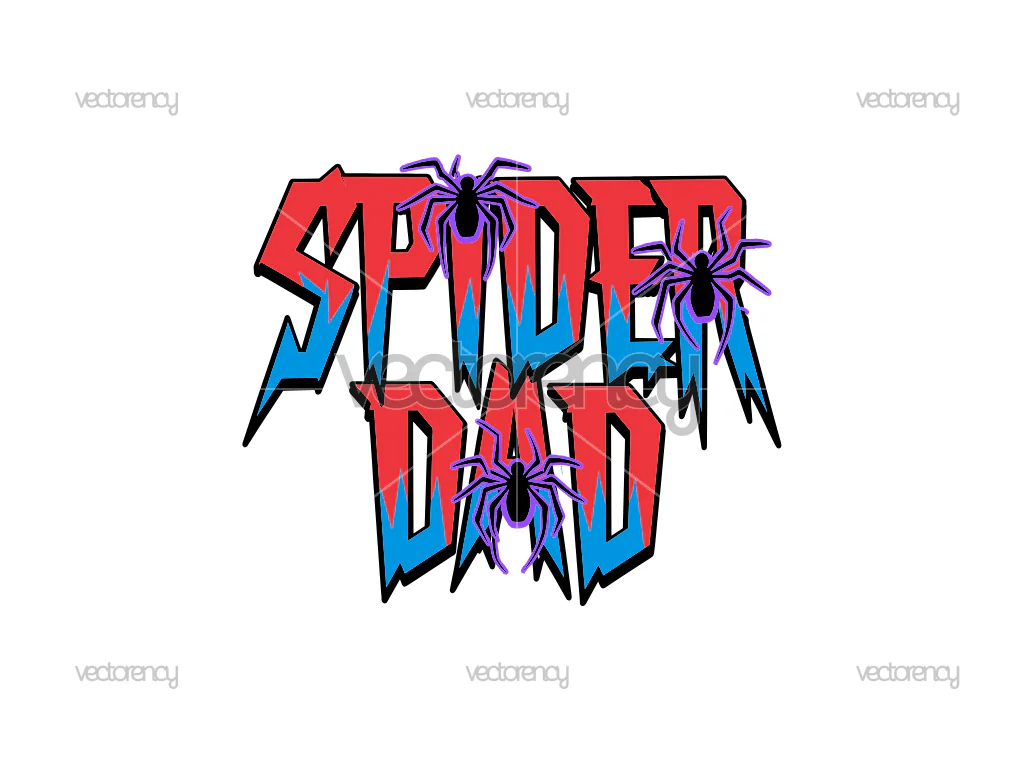 Spider Dad Spiderman Image Vector PNG