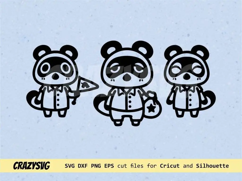 Animal Crossing SVG Timmy Tommy and Tom Nook Clipart