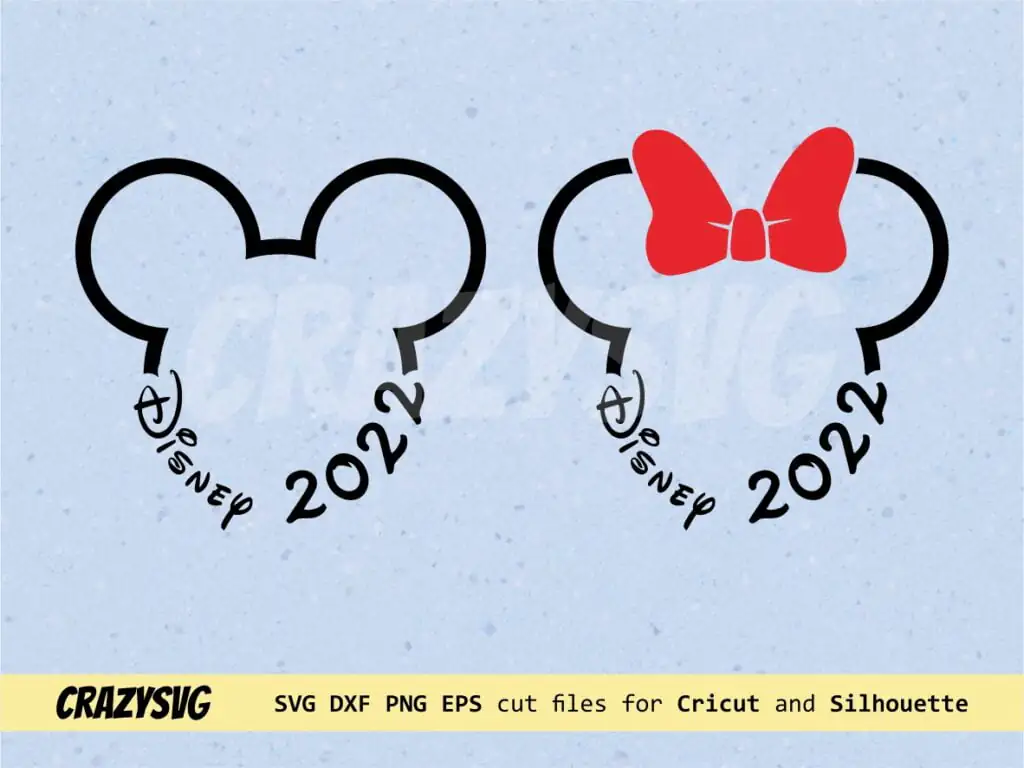 Family Trip SVG Cricut Couple Mouse