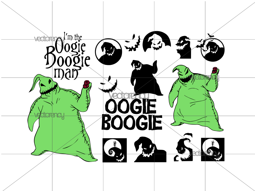 Oogie Boogie SVG Cricut Vector Collection