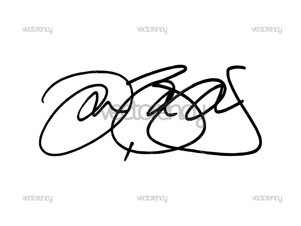 Jon Bon Jovi Signature SVG PNG