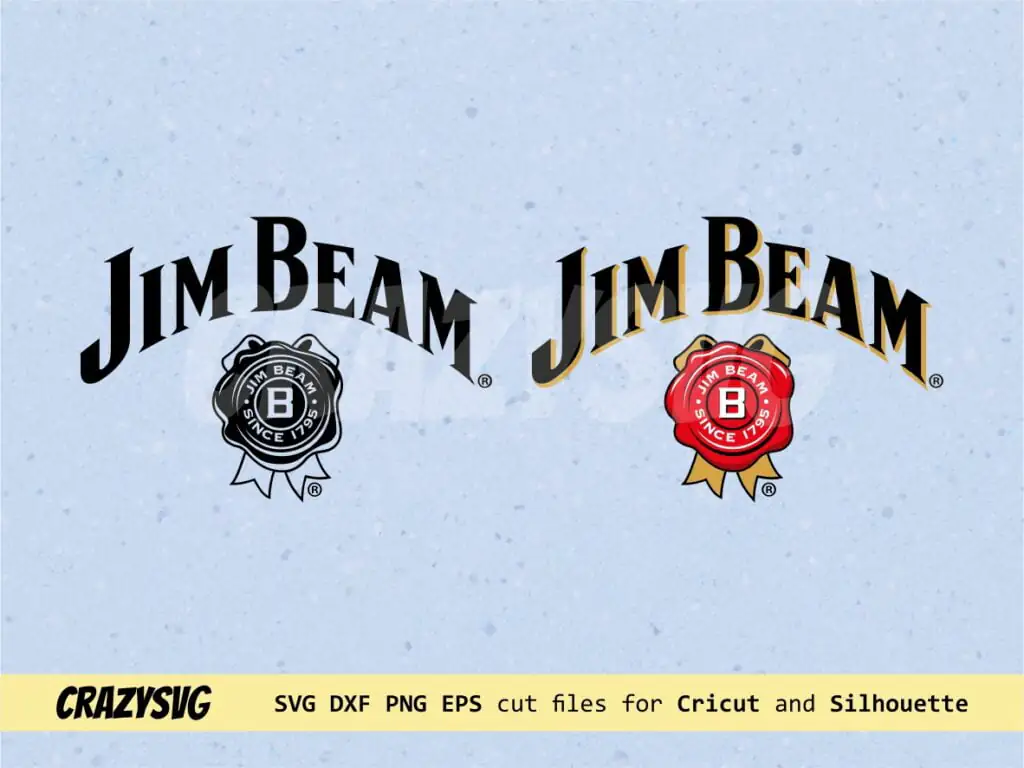 Jim Beam Logo SVG Layered and Black