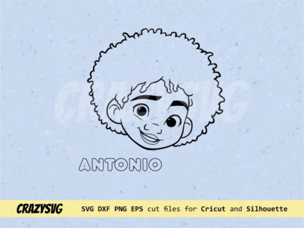 Antonio SVG Encanto Clipart PNG Cut File