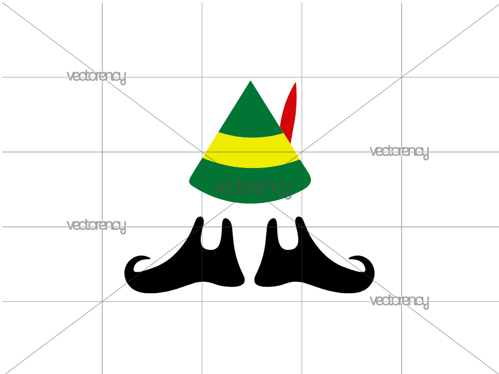 Buddy The Elf Hat SVG