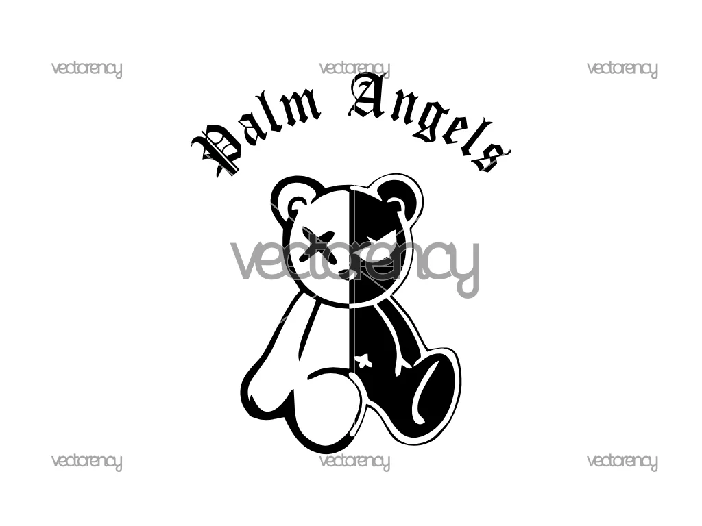 Palm Angels Teddy Bear PNG EPS DXF SVG