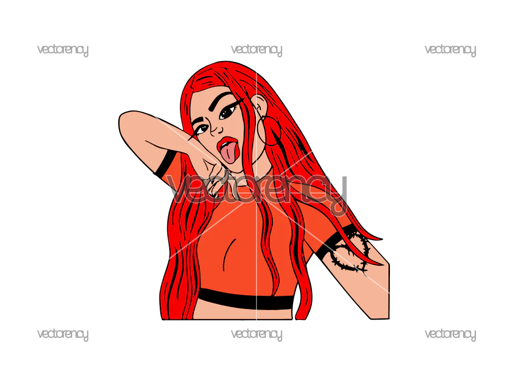 DTF Karol G SVG Clipart Vector Image Download