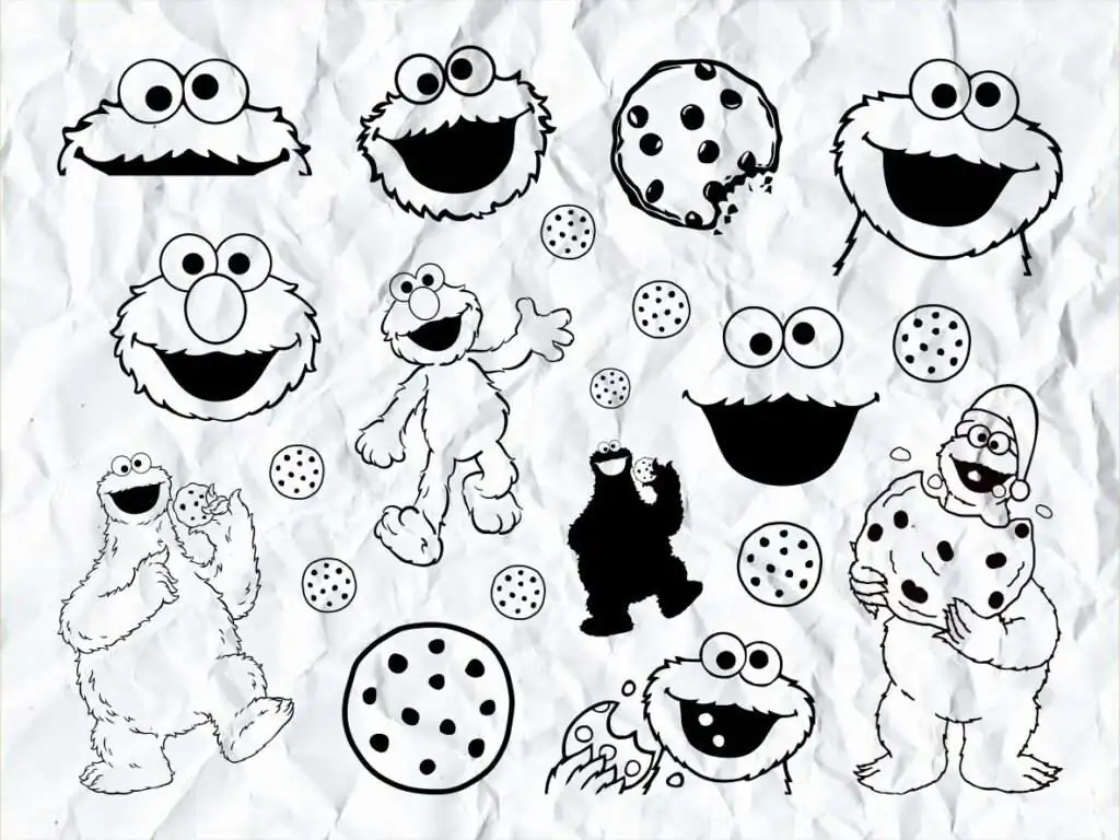 Cookie Monster SVG Bundle