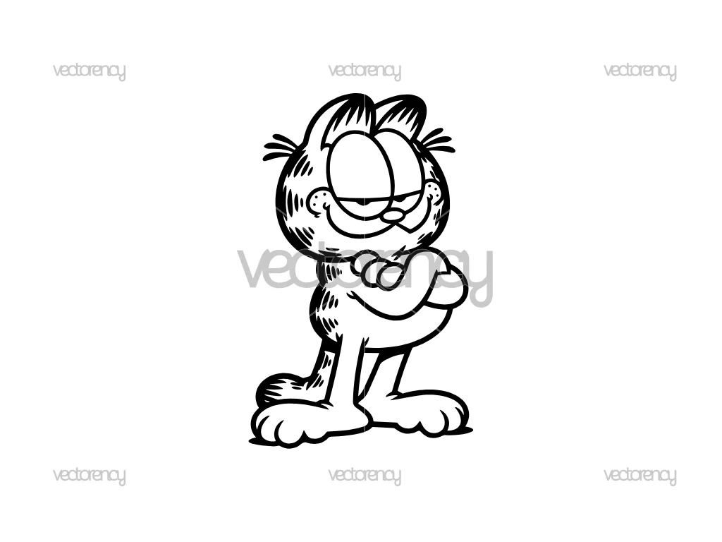 Garfield Sarcastic Image Vector