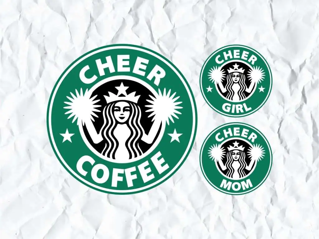 Cheer Starbucks Logo SVG