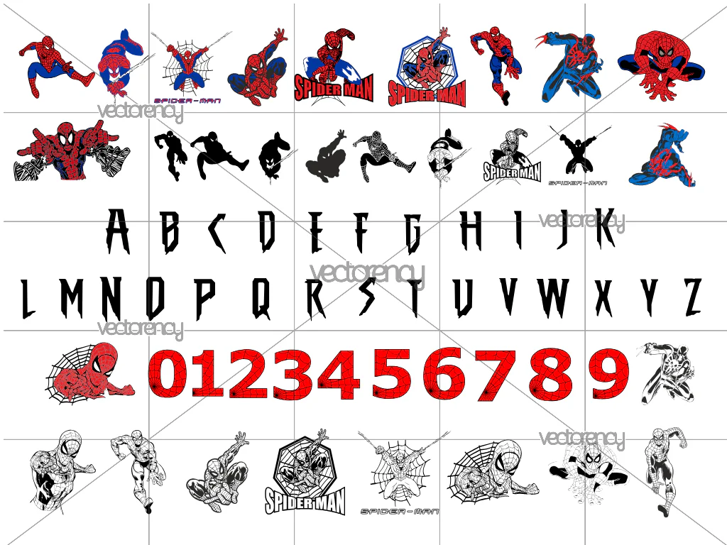 80+ Spiderman SVG Files