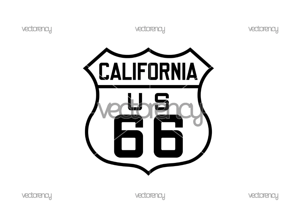 US 66 California PNG