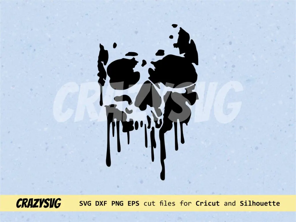 Death Wicked Skull Creepy SVG