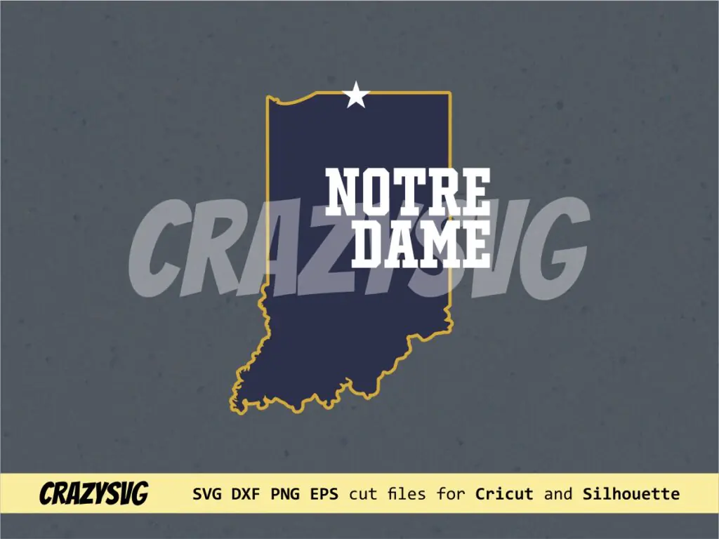 Notre Dame Indiana SVG