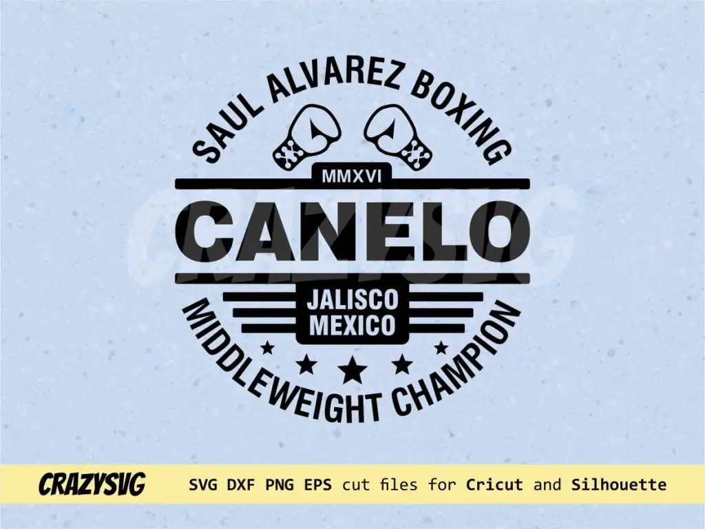 Saul Alvarez Boxing SVG