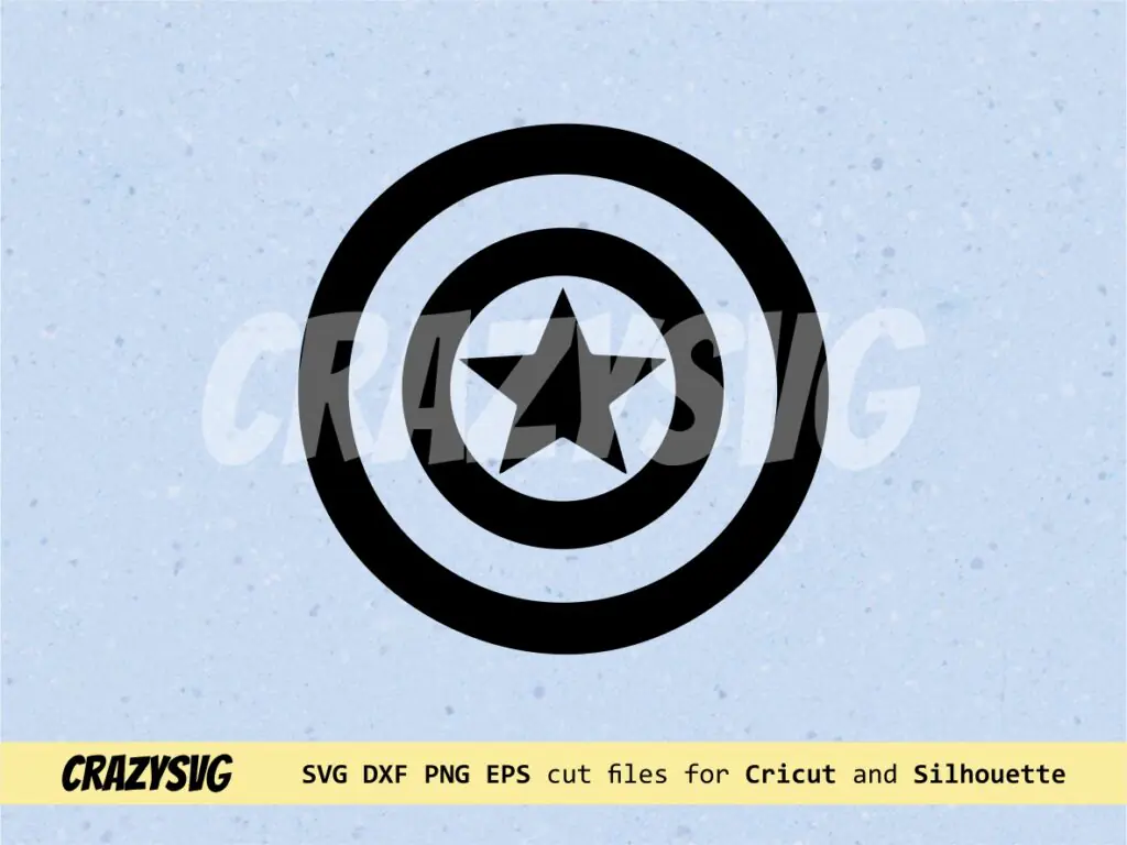 Capitan America Shield Image Cricut, Shield SVG