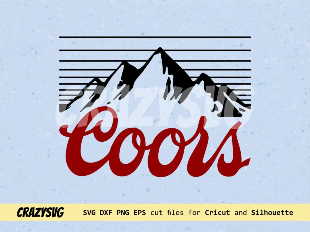 Coors Mountain SVG File