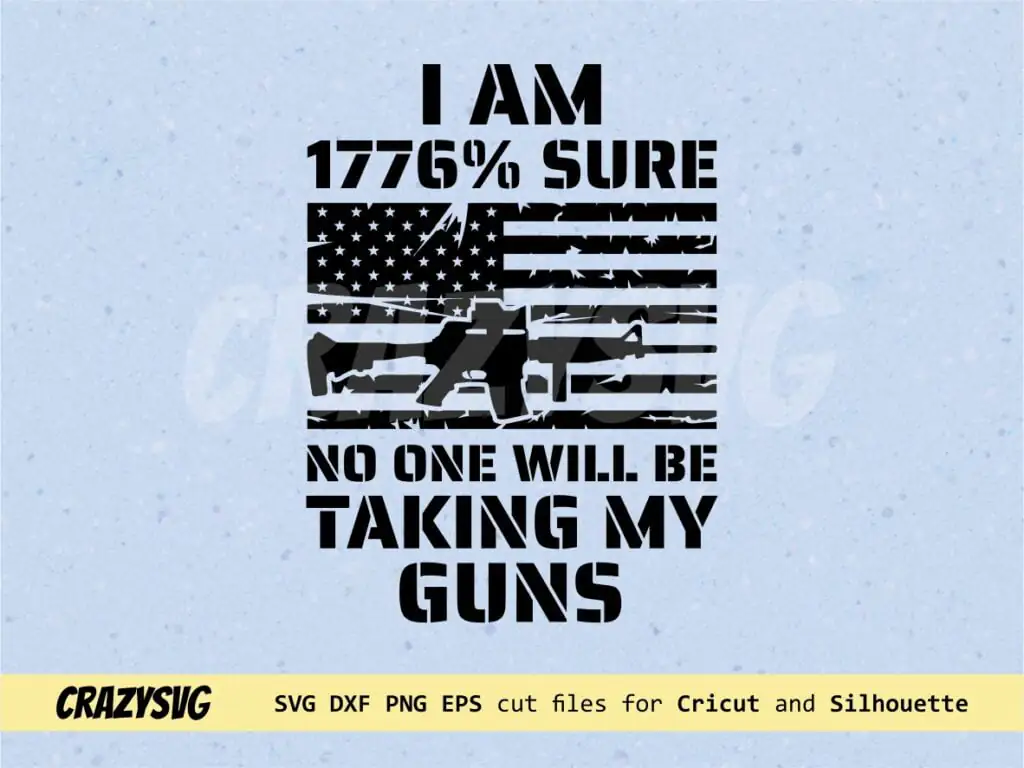 I am 1776 SVG