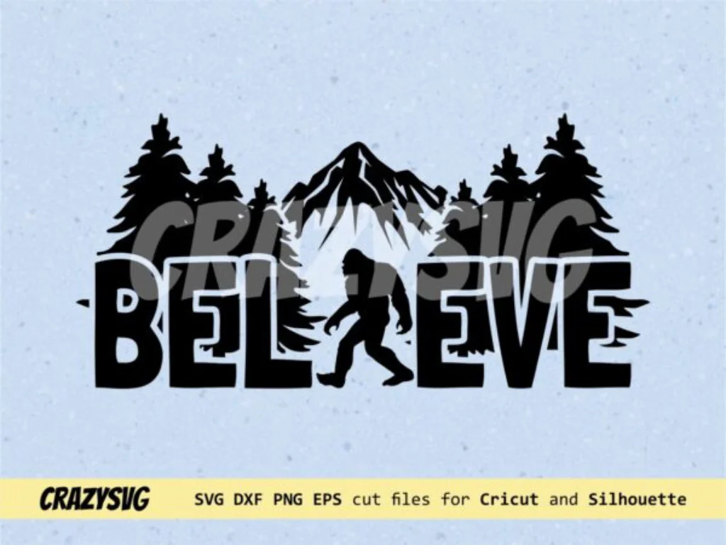 I Believe Yeti SVG