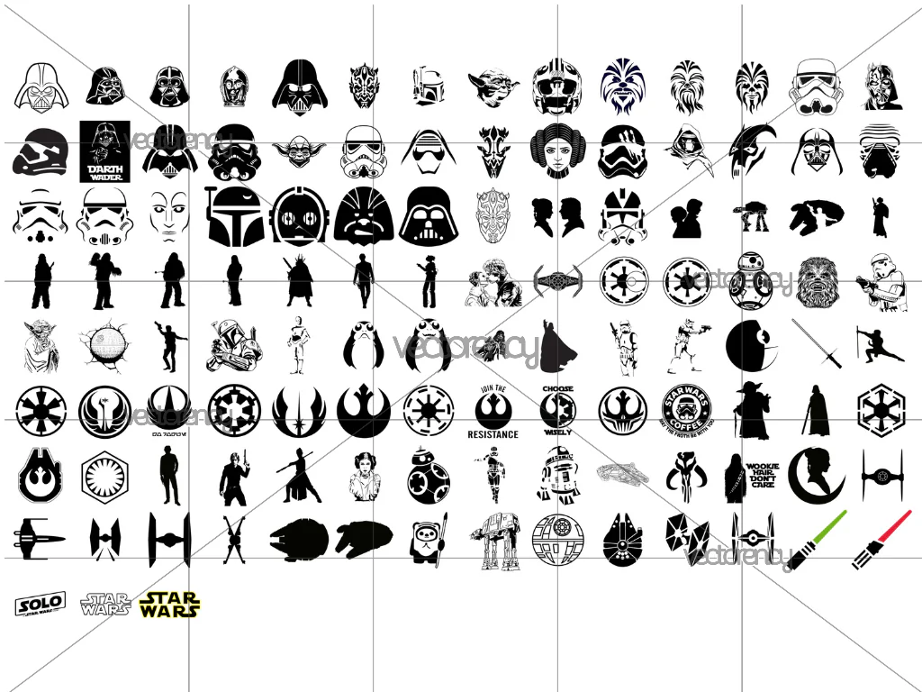 100+ Star Wars SVG