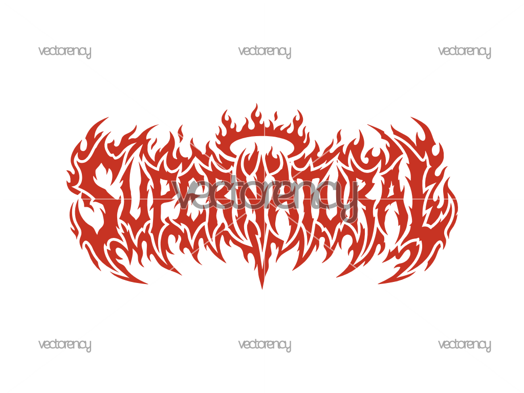 Supernatural SVG Vector Design PNG EPS