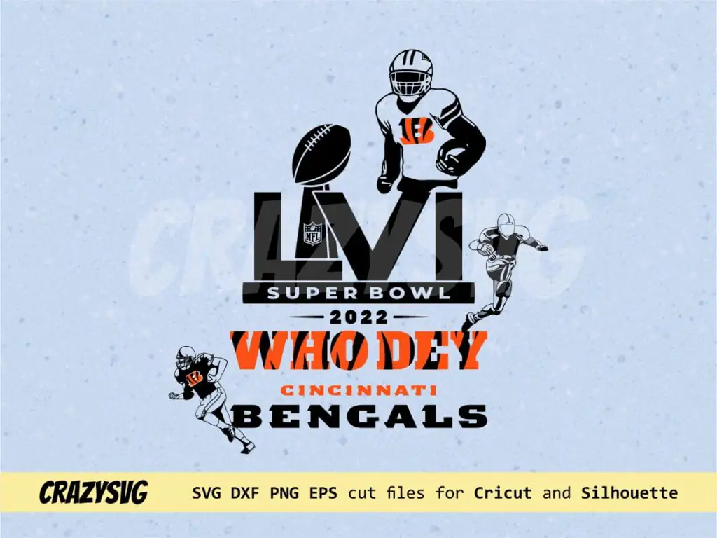 Bengals Super Bowl SVG Cut File