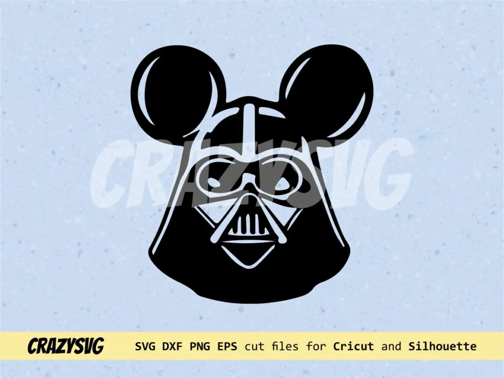 Mickey Star Wars SVG Darth Vader