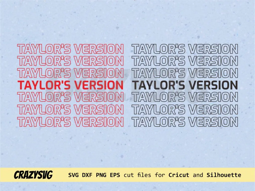 Taylor’s Version SVG Taylor Swift Fearless Shirt Design Download