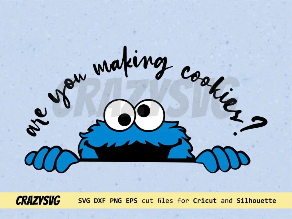 Cookie Monster SVG For Mixer