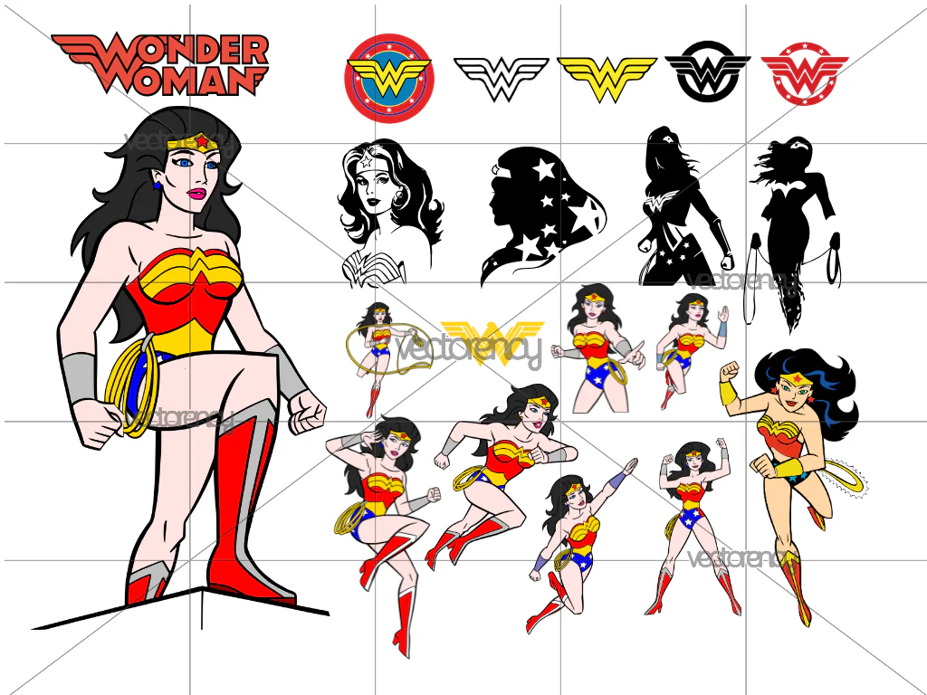 Wonder Woman SVG