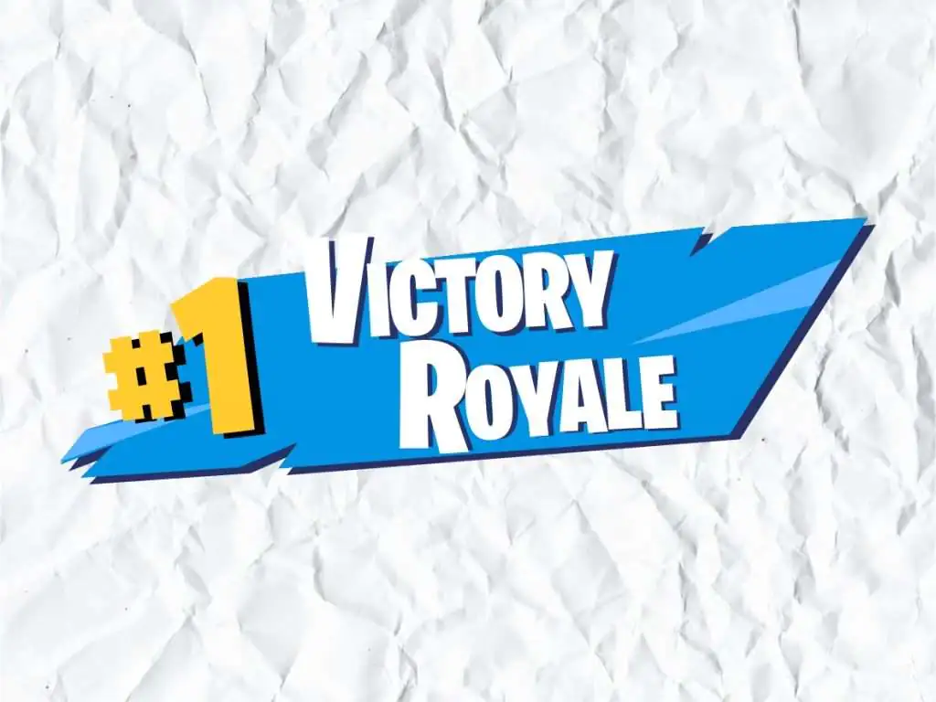 #1 Victory Royale Fortnite SVG