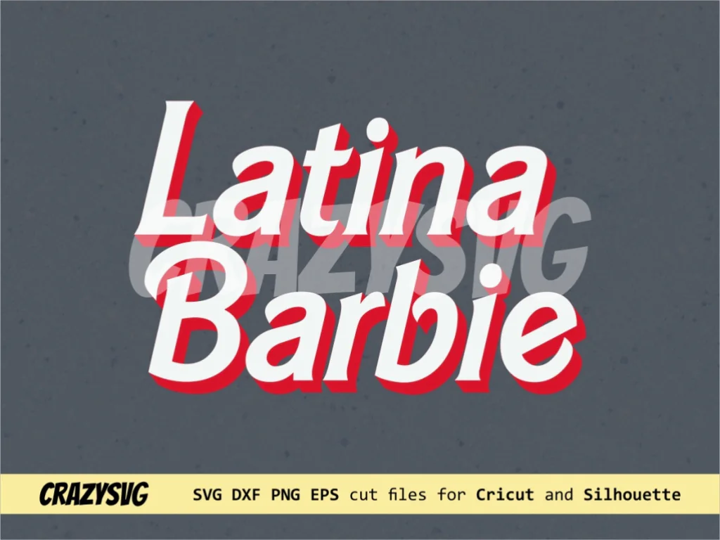 Latina Barbie SVG