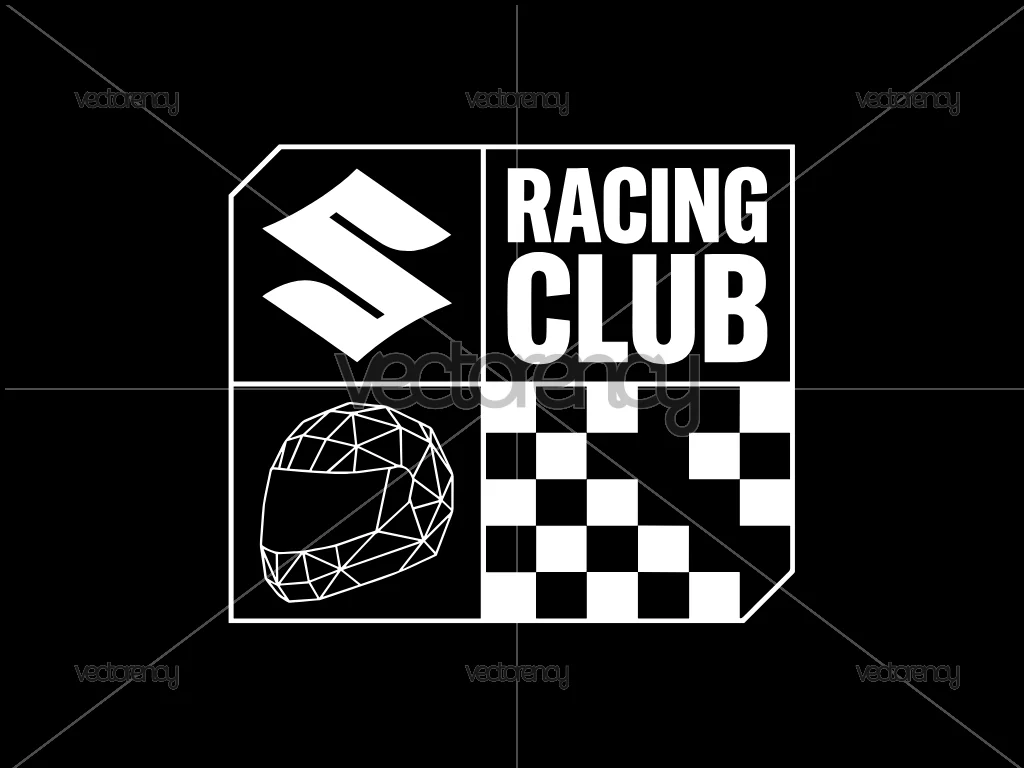 Suzuki Racing Club Sticker Cut File SVG PNG EPS