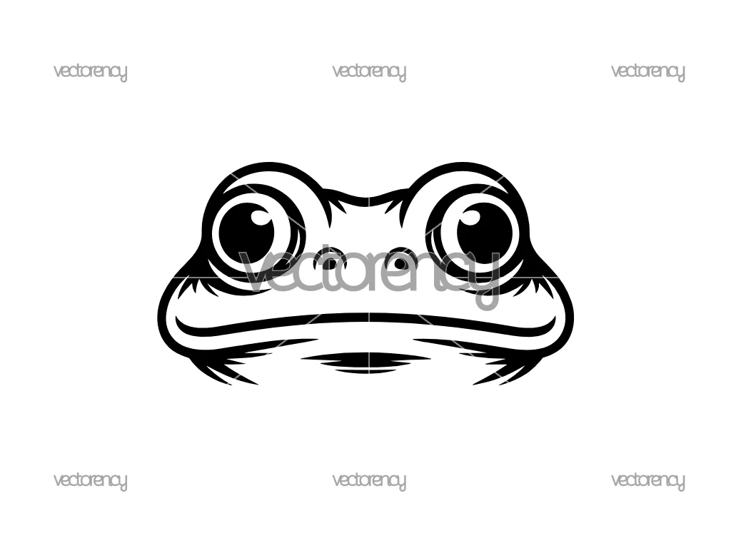 Frog Head SVG Cut File