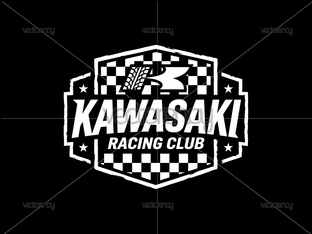 Kawasaki Racing Logo SVG Vector PNG Image HD