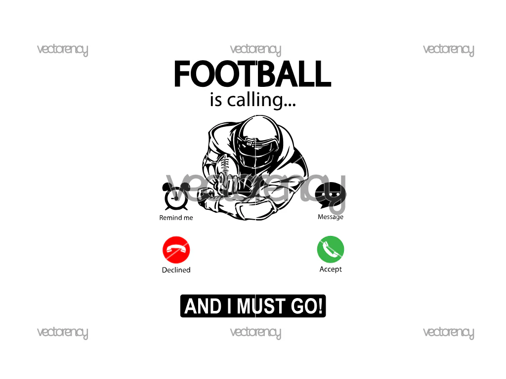 Free Football Is Calling SVG, Football SVG, Sports