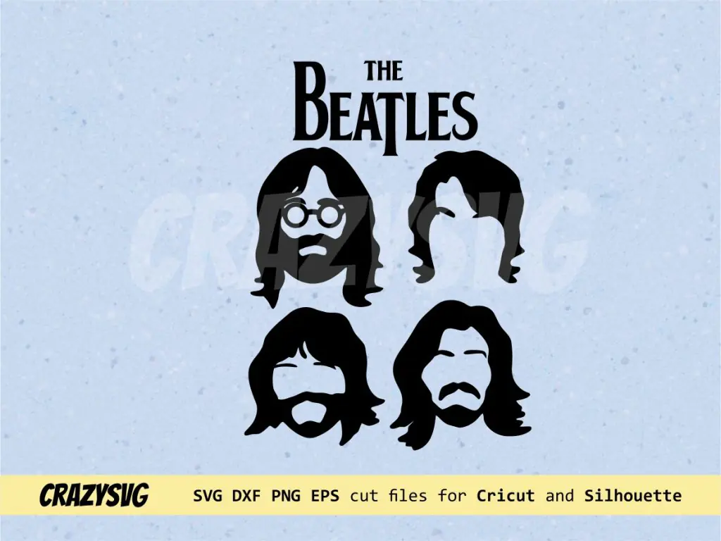 The Beatles Rock Band SVG, The Beatles SVG, Beatles Rock Band SVG, Beatles SVG, PNG, DXF, ESP